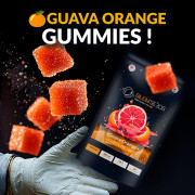 Gumové bonbóny s THC a CBD | Guava a pomeranč